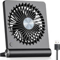 USB Powered Adjustable Desk Fan - Compact & Quiet Personal Cooling Solution
