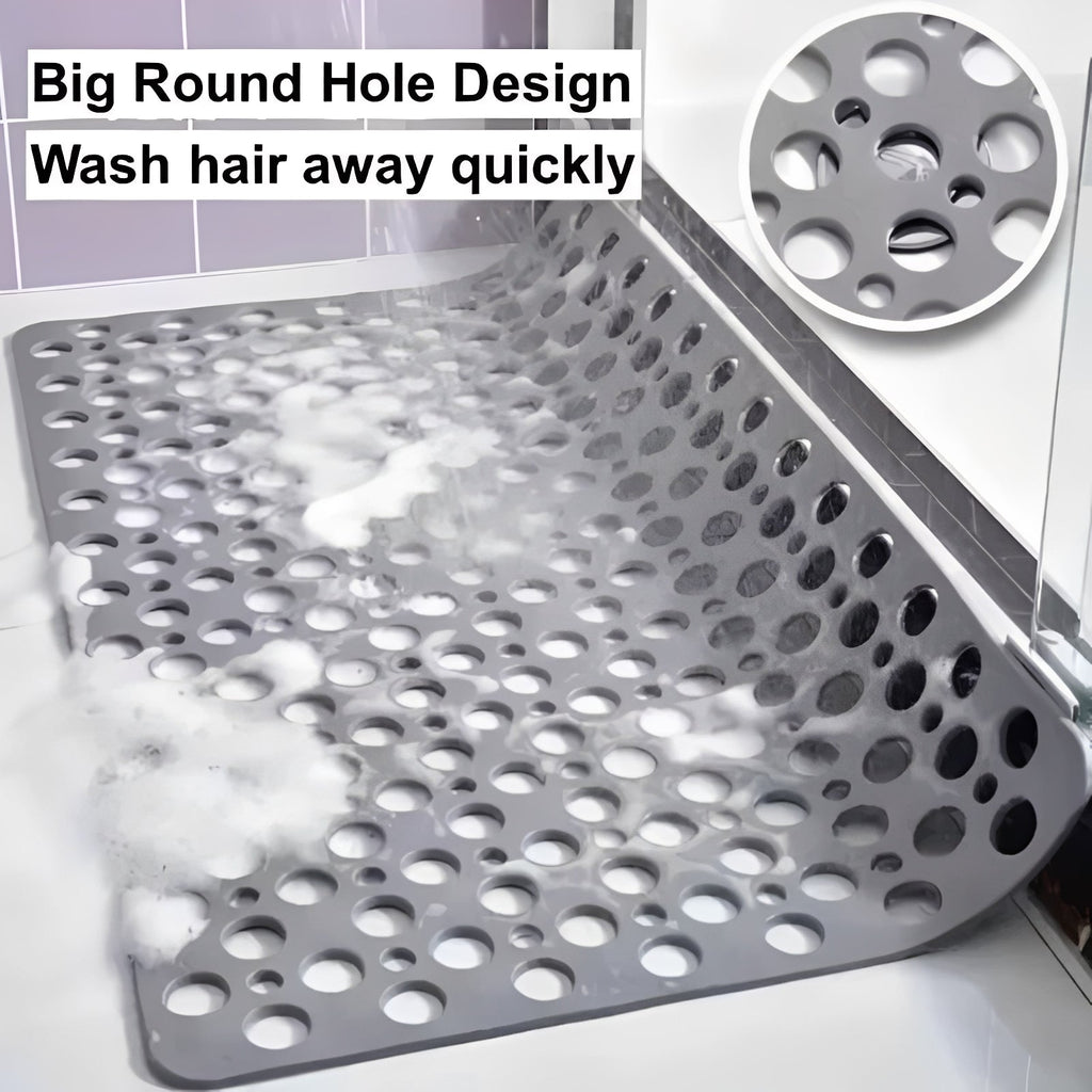 Non-Slip Shower Mat with Square Frame and Suction Cup Grid for Ultimate Safety and Comfort