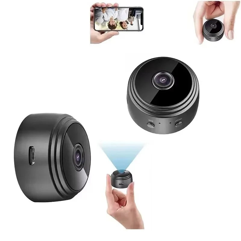 1080p HD WiFi Indoor Security Camera - Smart Home Surveillance with Night Vision & Motion Detection
