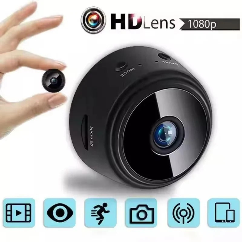 1080p HD WiFi Indoor Security Camera - Smart Home Surveillance with Night Vision & Motion Detection