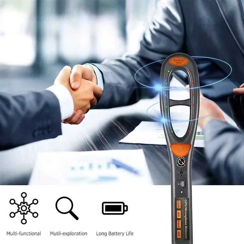 Portable RF Signal & Magnetic Field Detector Scanner - Advanced Security & Privacy Protection Tool