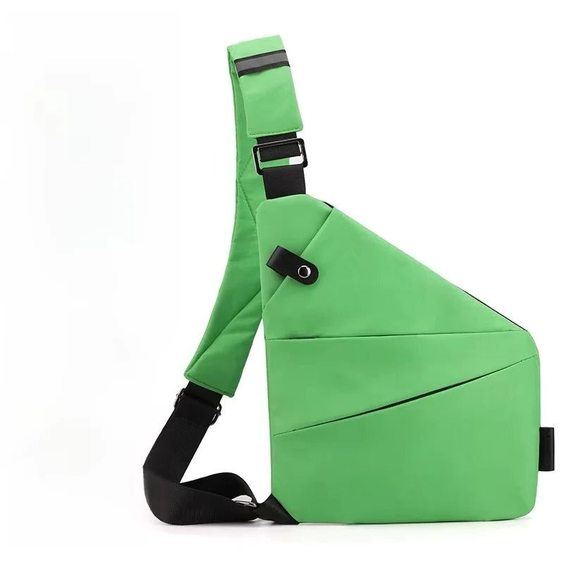 Adjustable Crossbody Sling Bag with Padded Air Mesh Back Panel - Comfortable, Lightweight, and Versatile for Travel & Daily Use