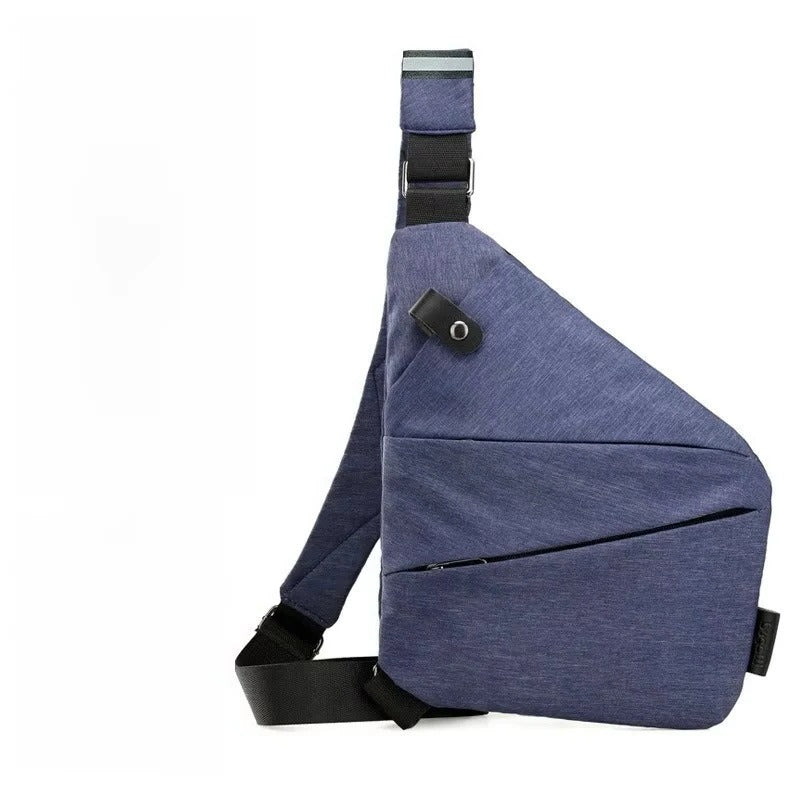 Adjustable Crossbody Sling Bag with Padded Air Mesh Back Panel - Comfortable, Lightweight, and Versatile for Travel & Daily Use