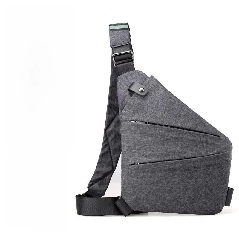 Adjustable Crossbody Sling Bag with Padded Air Mesh Back Panel - Comfortable, Lightweight, and Versatile for Travel & Daily Use