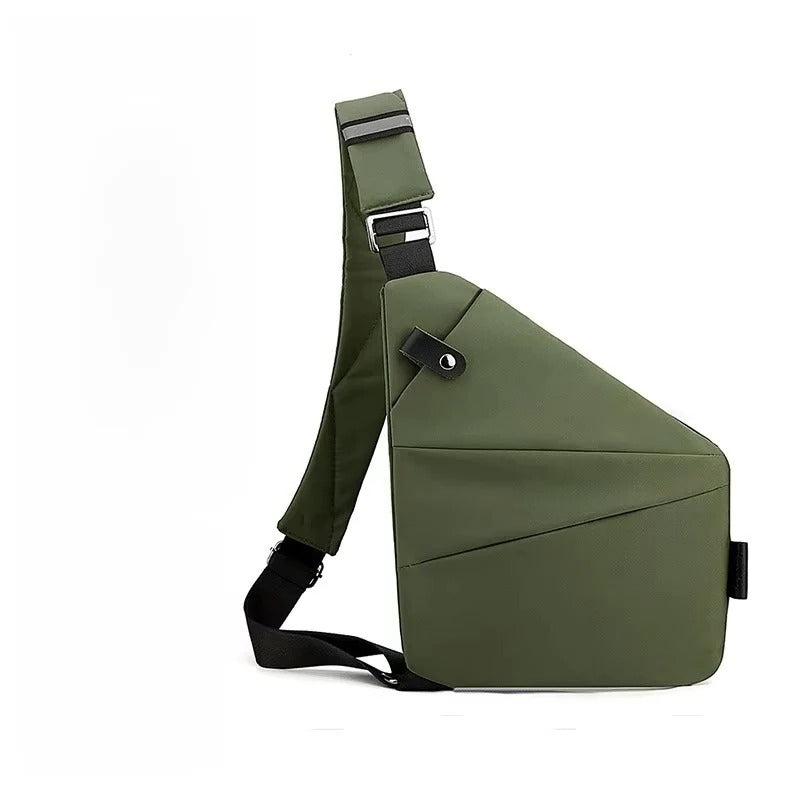 Adjustable Crossbody Sling Bag with Padded Air Mesh Back Panel - Comfortable, Lightweight, and Versatile for Travel & Daily Use