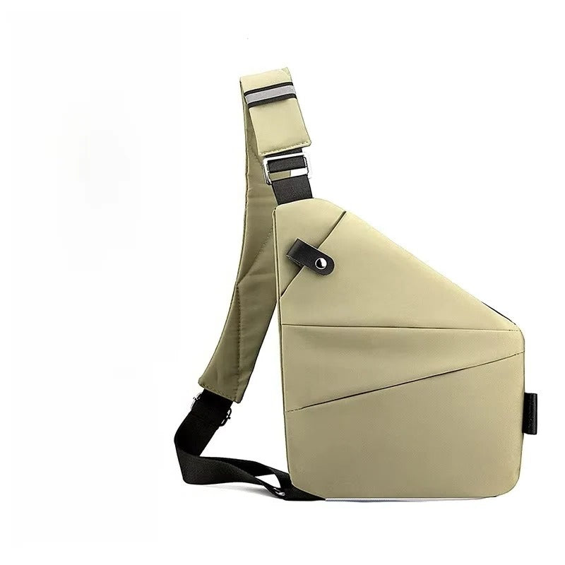 Adjustable Crossbody Sling Bag with Padded Air Mesh Back Panel - Comfortable, Lightweight, and Versatile for Travel & Daily Use
