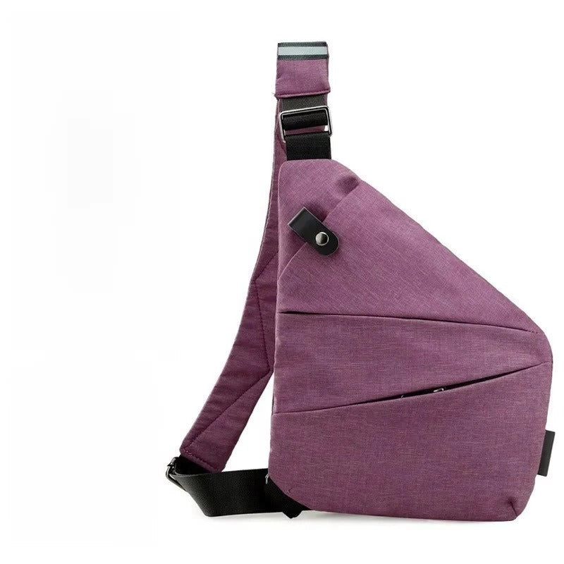 Adjustable Crossbody Sling Bag with Padded Air Mesh Back Panel - Comfortable, Lightweight, and Versatile for Travel & Daily Use