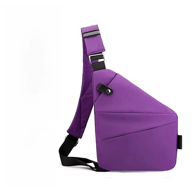 Adjustable Crossbody Sling Bag with Padded Air Mesh Back Panel - Comfortable, Lightweight, and Versatile for Travel & Daily Use