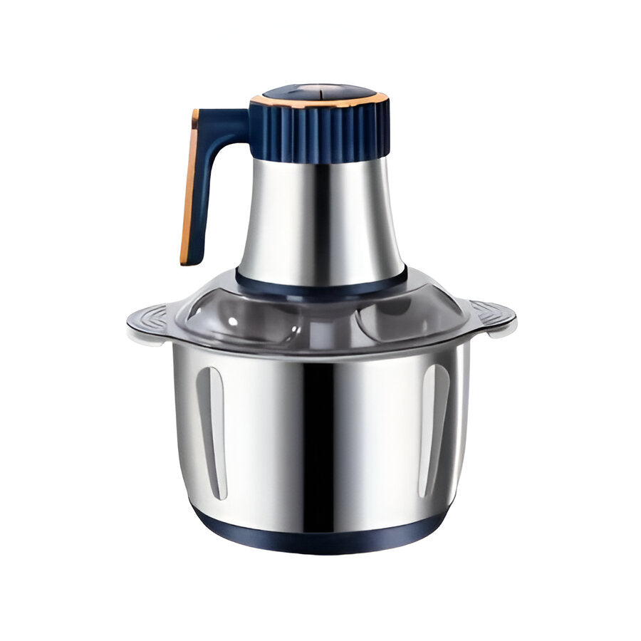 Premium Electric Food Chopper with Stainless Steel Dual Blade System - Effortless Food Prep for Quick and Easy Cooking