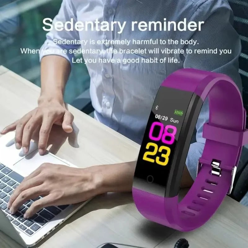 Unisex Sports Smart Watch - Daily Activity Tracker, Heart Rate Monitor & Fitness Features