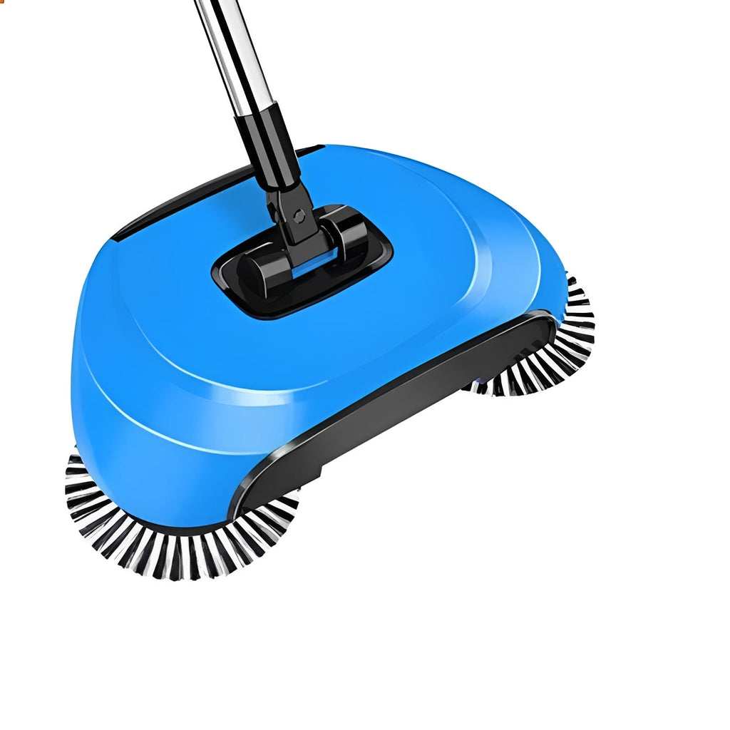 Heavy-Duty Stainless Steel Push Broom & Scraper Tool for Efficient Home Cleaning - Durable, Versatile Floor Cleaning Solution