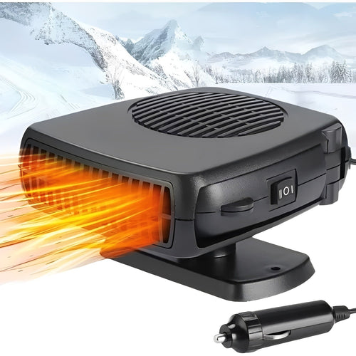 2-in-1 Portable Car Heater & Cooling Fan - Ideal for Windshield Defrosting & Summer Comfort