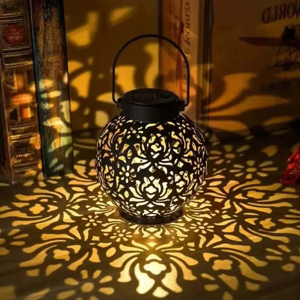 Elegant Solar Lantern Light for Garden Decor - Solar-Powered Outdoor Lighting