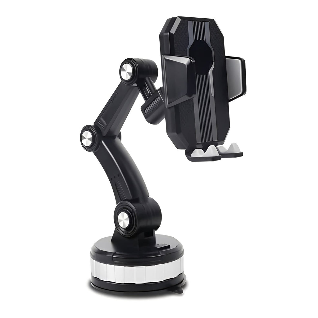 Universal Adjustable Car Phone Mount - Versatile Dashboard & Windshield Holder for Secure Smartphone Access