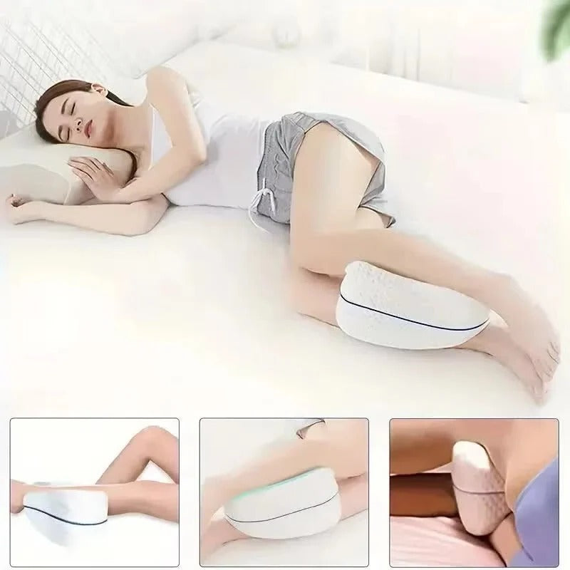 Leg Contour Pillow Cover Set - 2 Pack with Zipper Closure for Ultimate Comfort and Support