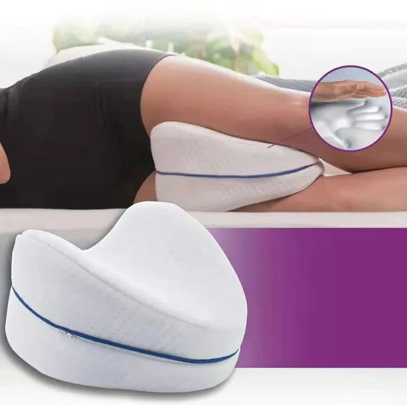 Leg Contour Pillow Cover Set - 2 Pack with Zipper Closure for Ultimate Comfort and Support