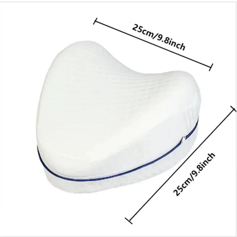 Leg Contour Pillow Cover Set - 2 Pack with Zipper Closure for Ultimate Comfort and Support