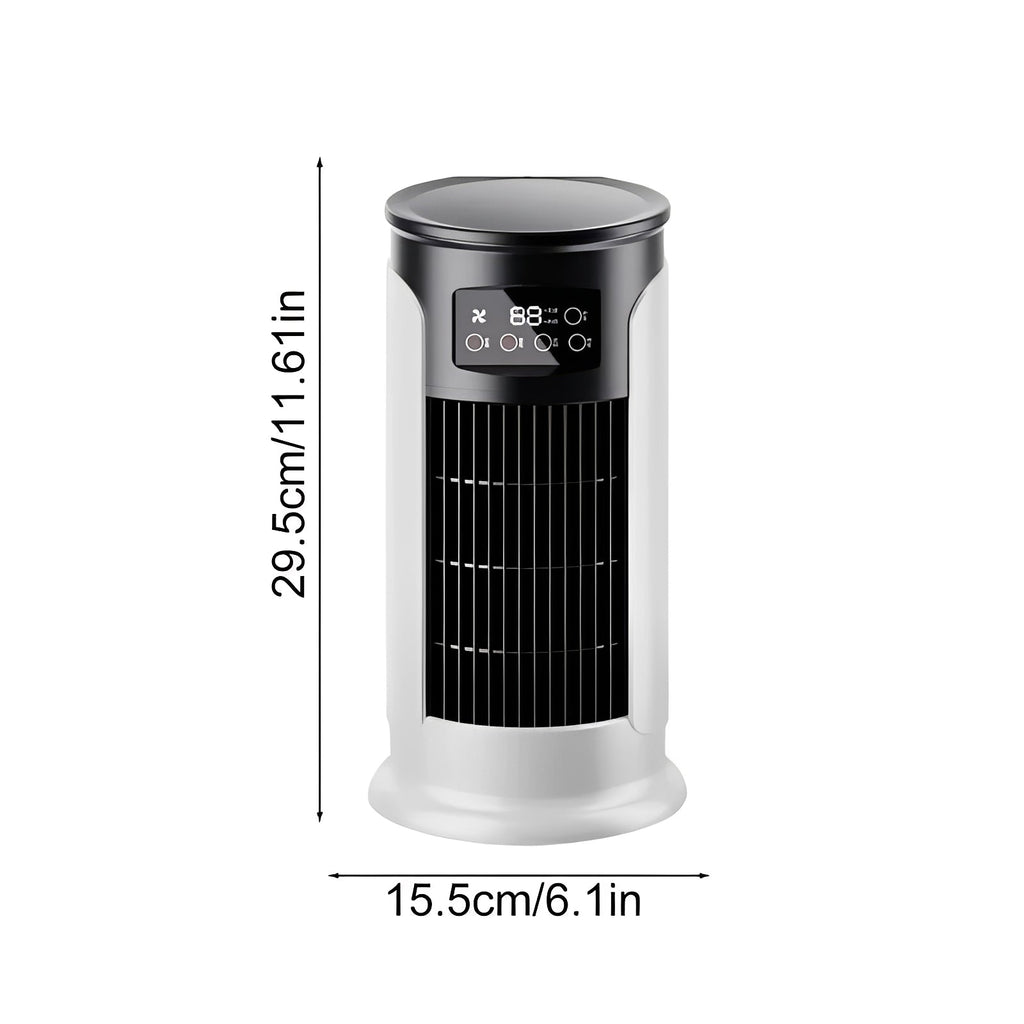 Portable Evaporative Cooling Fan with 10 oz Water Reservoir - Energy-Efficient, Lightweight, and Ideal for Home, Office, and Outdoor Use