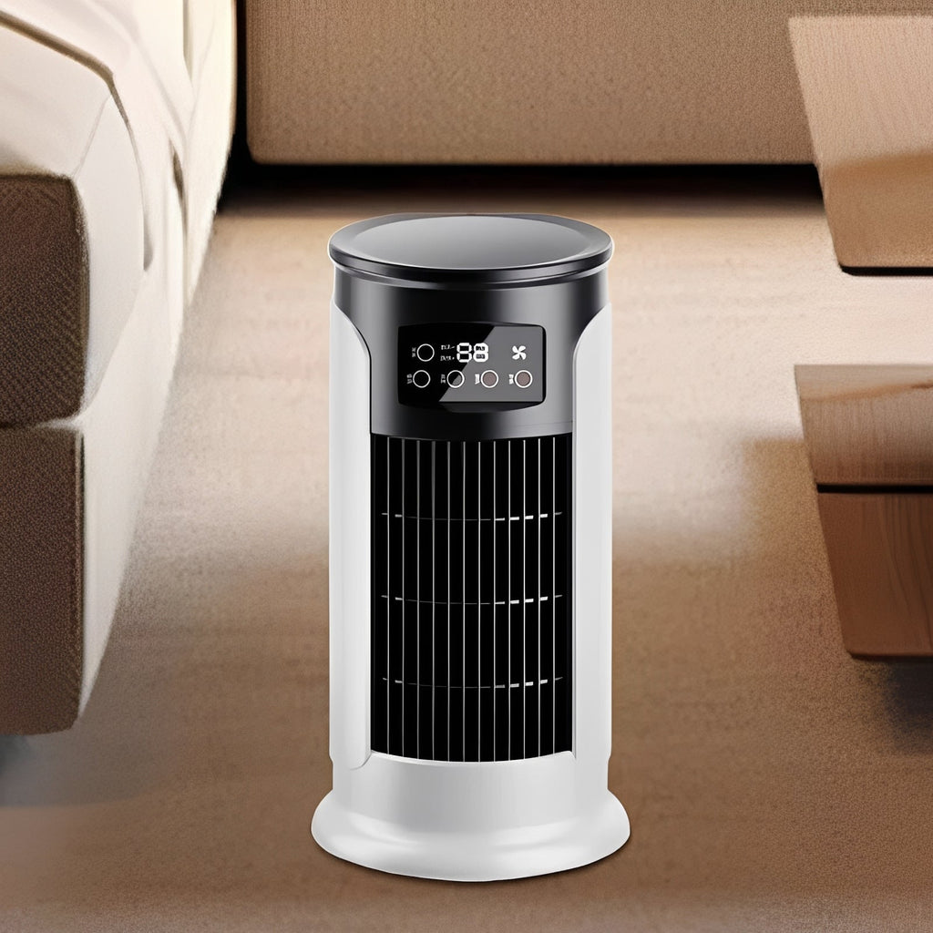 Portable Evaporative Cooling Fan with 10 oz Water Reservoir - Energy-Efficient, Lightweight, and Ideal for Home, Office, and Outdoor Use