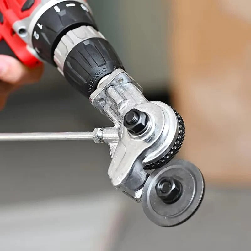 Electric Drill Attachment for Precision Sheet Metal Cutting - Versatile Tool for DIY and Professional Use
