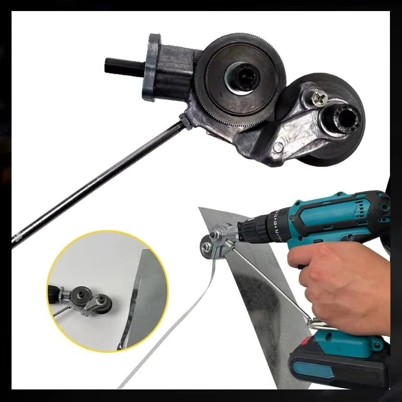 Electric Drill Attachment for Precision Sheet Metal Cutting - Versatile Tool for DIY and Professional Use