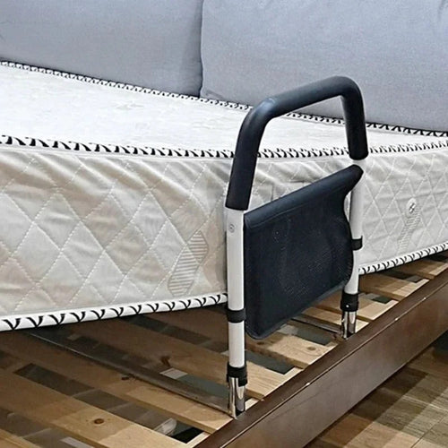 Adjustable Bedside Support Rail - Safe Sitting & Standing Assistance for Seniors & Disabled