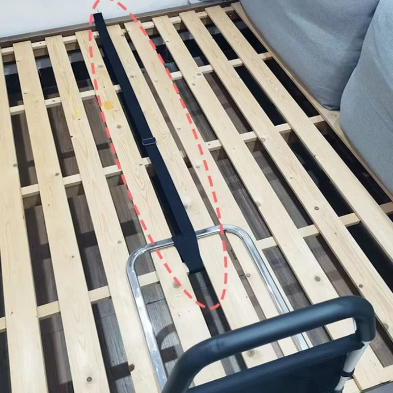 Adjustable Bedside Support Rail - Safe Sitting & Standing Assistance for Seniors & Disabled