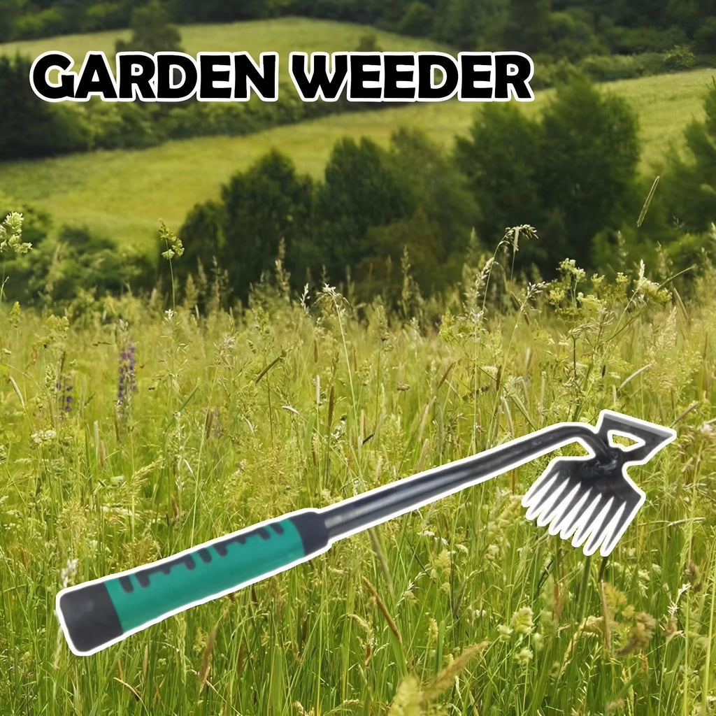 8-Tooth Hand Hoe for Efficient Gardening & Light Farming - Durable Cultivator Tool
