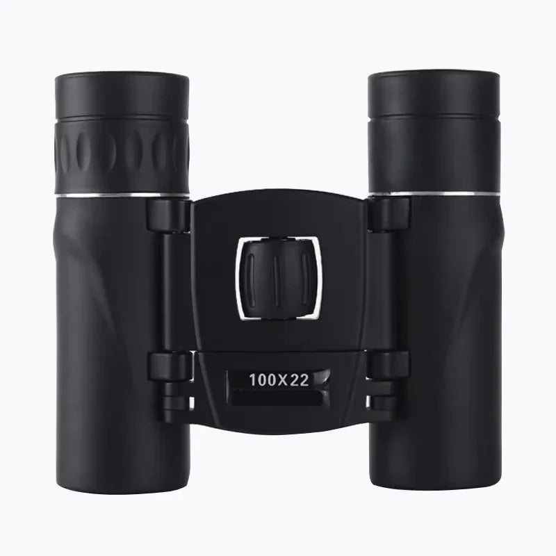 Compact 100x22 HD Mini Pocket Binoculars - Fully Multi-Coated Optics for Superior Clarity and Brightness