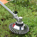 Heavy-Duty Metal Wire Brush Cutter Attachment for Trimmers - Ideal for Tough Brush and Grass Clearing