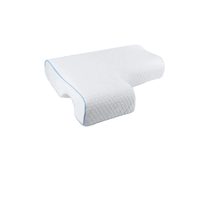 Memory Foam Couples Pillow with L-Shaped Arm Channel Design for Ultimate Comfort and Support