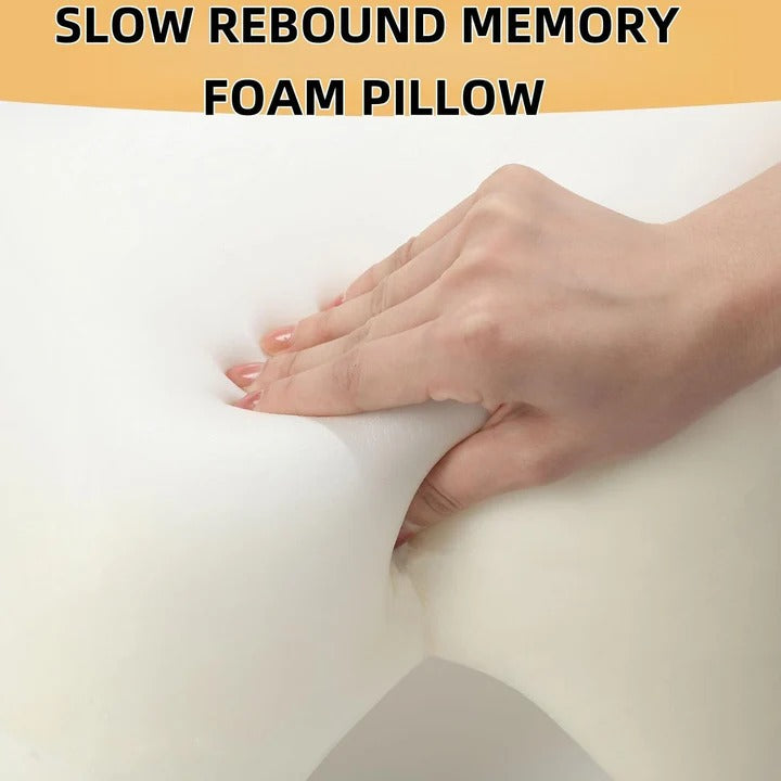Memory Foam Couples Pillow with L-Shaped Arm Channel Design for Ultimate Comfort and Support