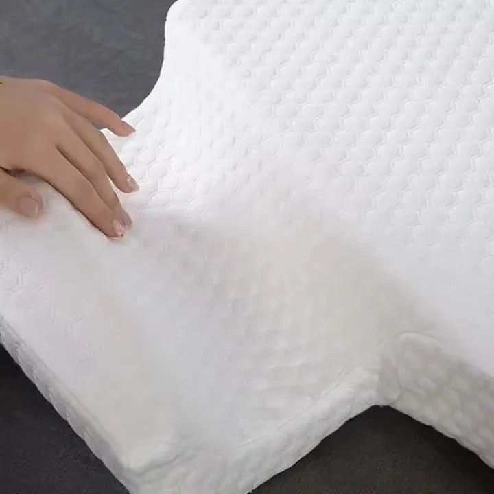 Memory Foam Couples Pillow with L-Shaped Arm Channel Design for Ultimate Comfort and Support