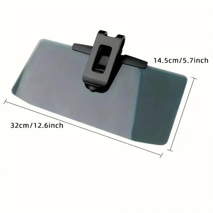 Adjustable Car Sun Visor Extension with Polarized Light Filter - UV Protection & Glare Reduction for Enhanced Driving Comfort