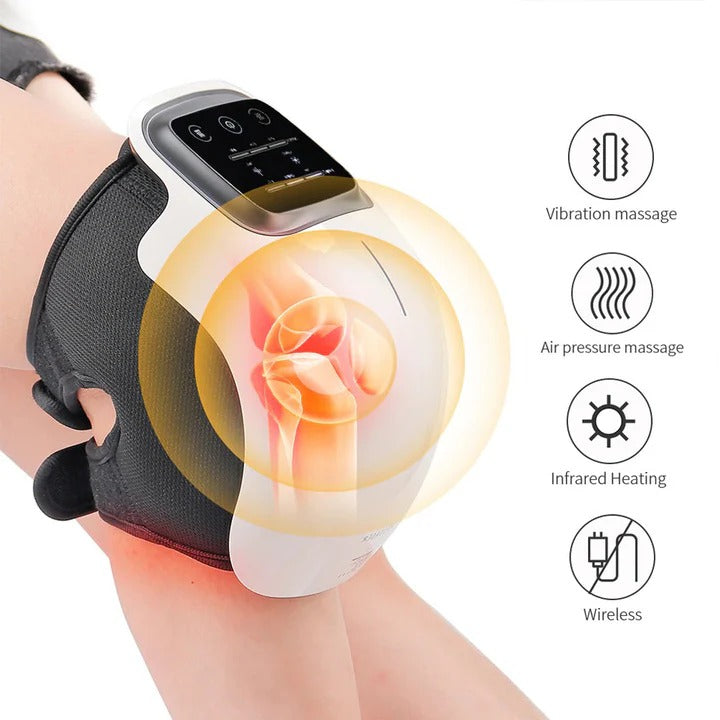 Knee Massager with Heat & Vibration Therapy – Ultimate Comfort & Support for Pain Relief