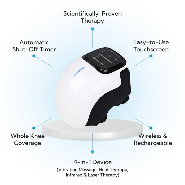 Knee Massager with Heat & Vibration Therapy – Ultimate Comfort & Support for Pain Relief