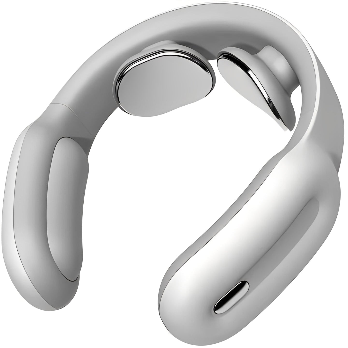 Rechargeable Neck Massager with Heat Therapy & Adjustable Pulse Modes - Relaxation & Pain Relief