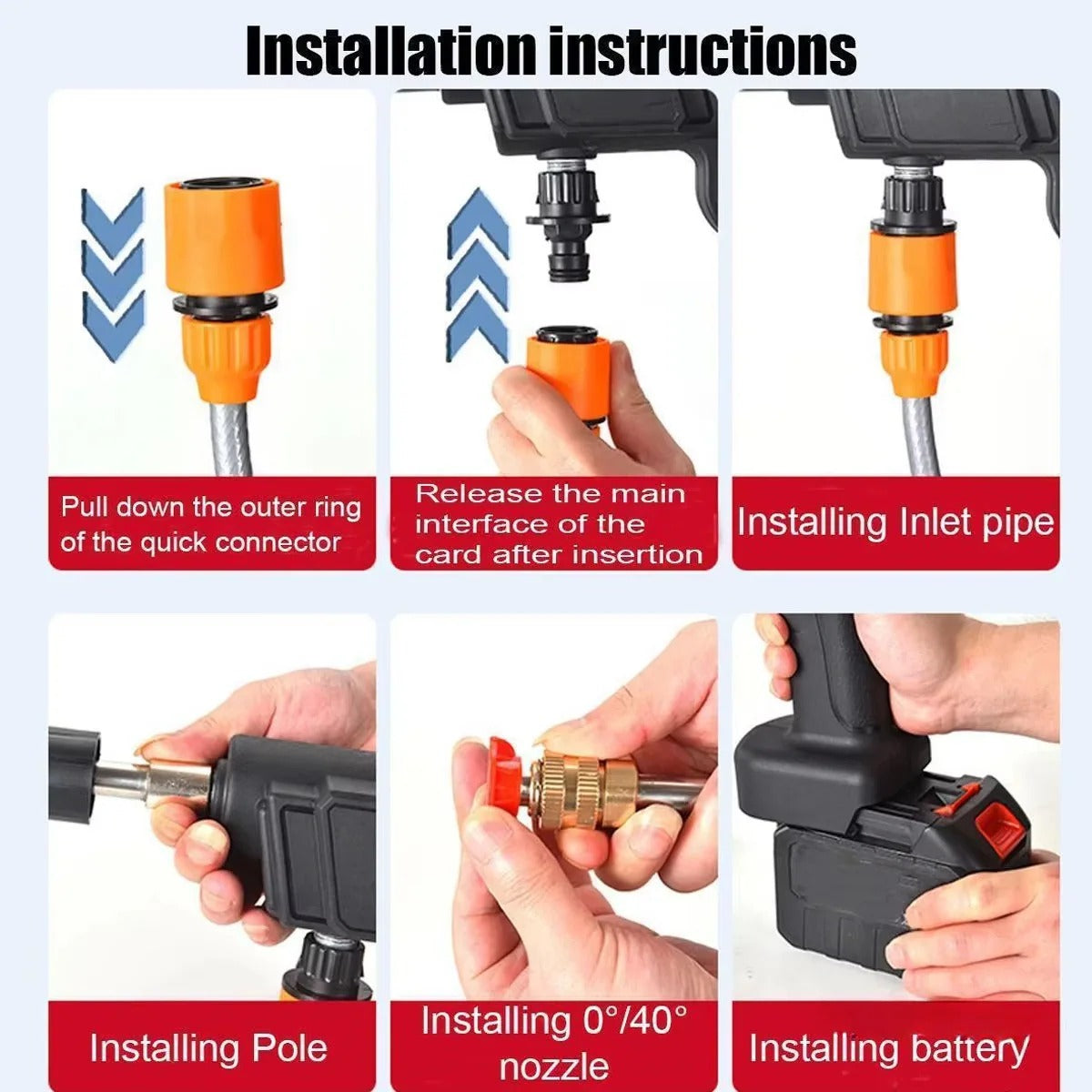 Cordless Portable Car Washer - Rechargeable Spray Gun for Effortless Cleaning on the Go