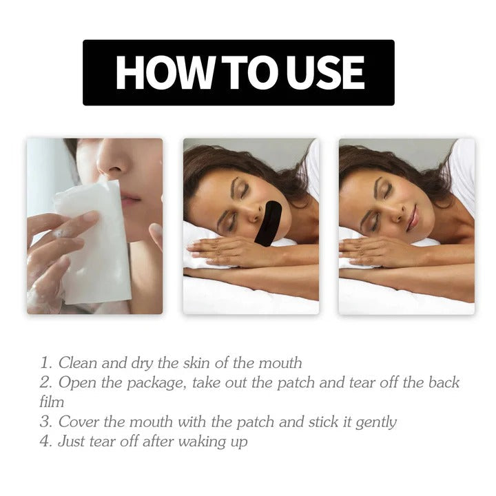 Sleep Mouth Tape for Enhanced Nasal Breathing Support | Comfortable & Hypoallergenic Sleep Aid