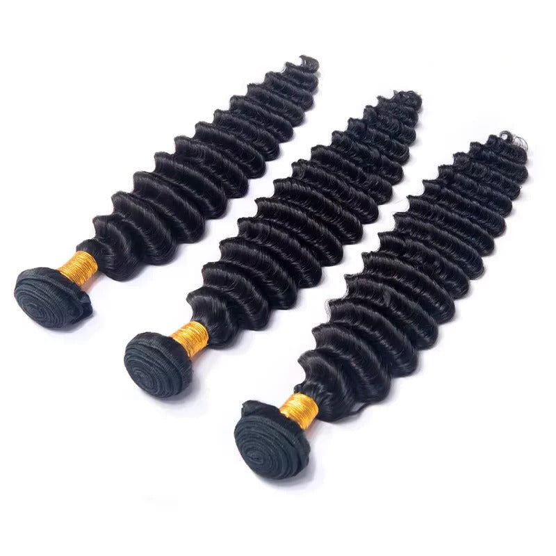 Premium Remy Human Hair Deep Wave Extensions - Luxurious, Natural Look | Multiple Lengths Available