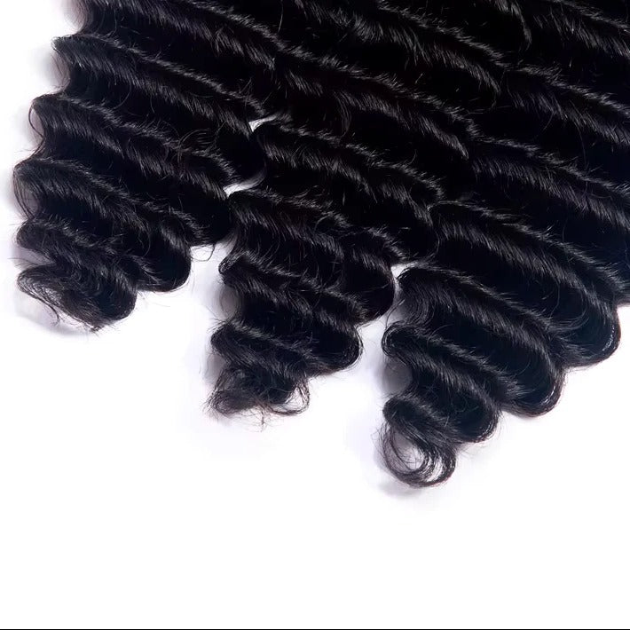 Premium Remy Human Hair Deep Wave Extensions - Luxurious, Natural Look | Multiple Lengths Available