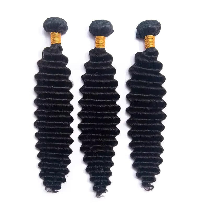 Premium Remy Human Hair Deep Wave Extensions - Luxurious, Natural Look | Multiple Lengths Available