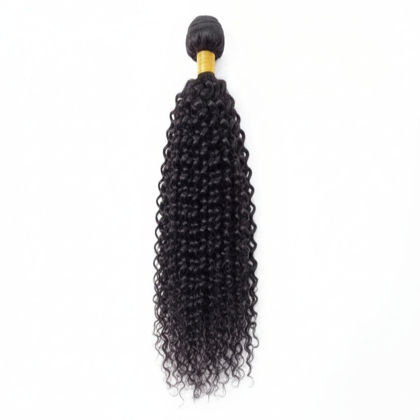Premium Brazilian Curly & Kinky Curly Human Hair Extensions - 100% Remy, Natural Look, Versatile Styling