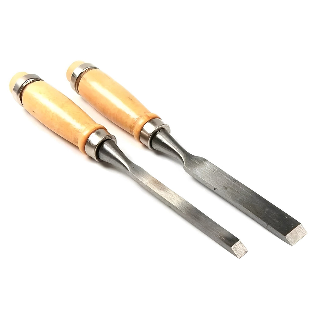 12-Piece Wood Carving Tool Set - Assorted Knives and Chisels for Precision Crafting and Sculpting