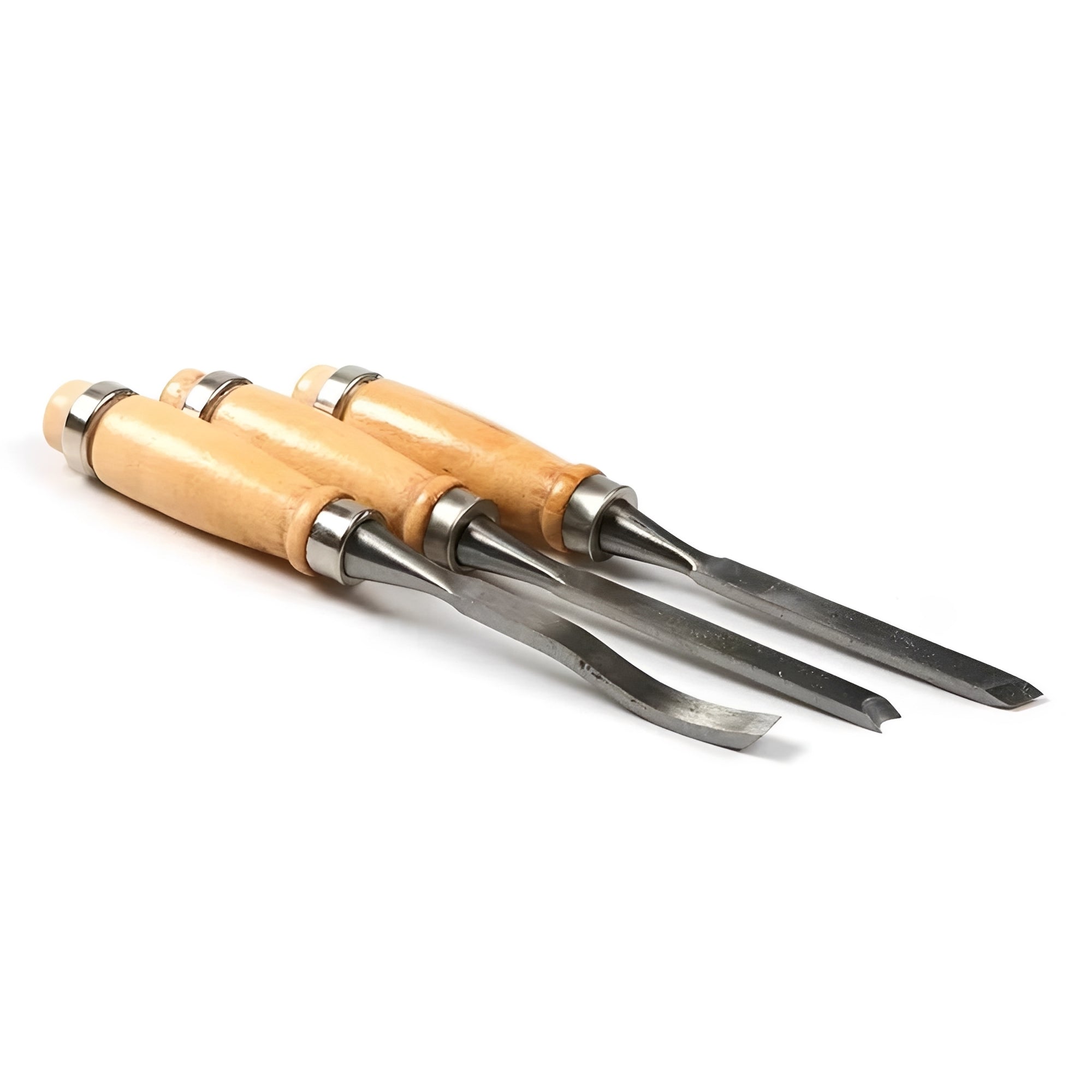 12-Piece Wood Carving Tool Set - Assorted Knives and Chisels for Precision Crafting and Sculpting