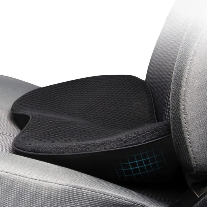 Premium Memory Foam Car Seat Cushion for Enhanced Height & Ultimate Comfort