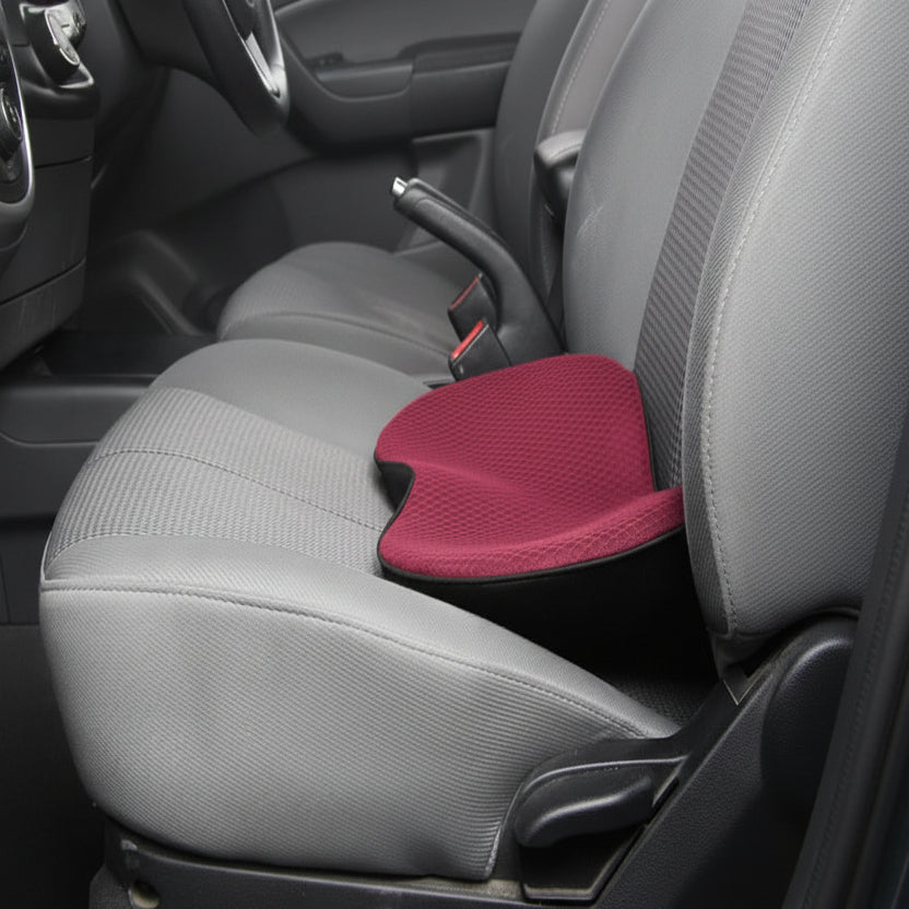 Premium Memory Foam Car Seat Cushion for Enhanced Height & Ultimate Comfort