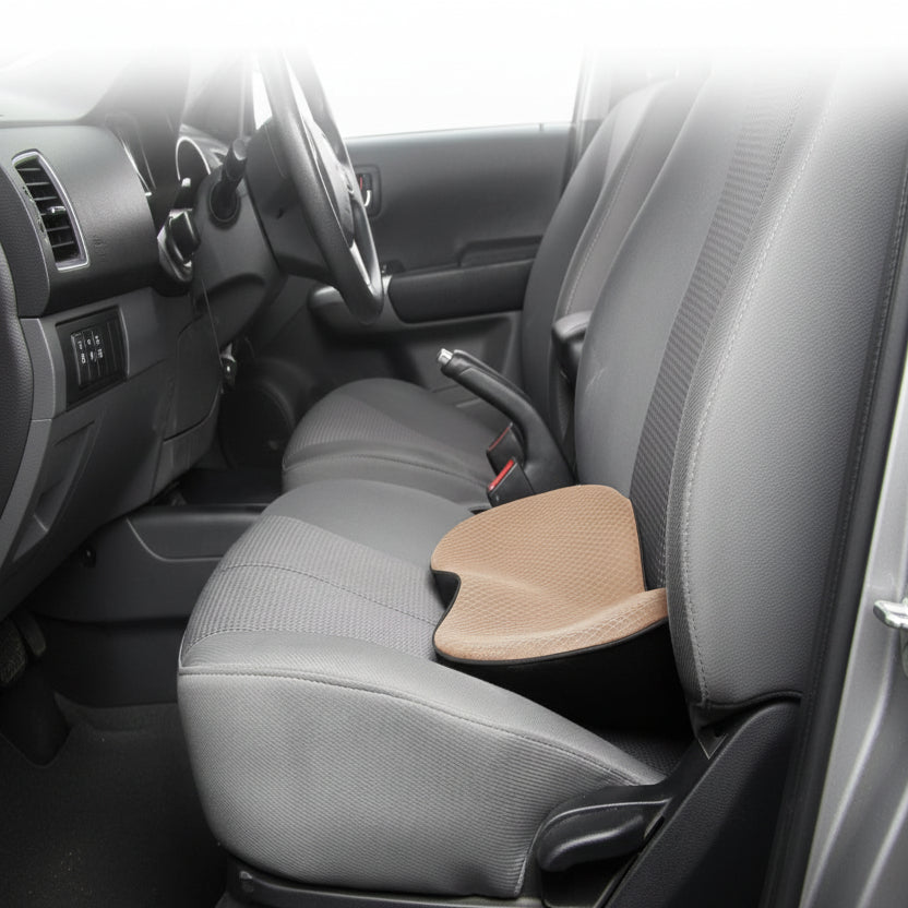 Premium Memory Foam Car Seat Cushion for Enhanced Height & Ultimate Comfort