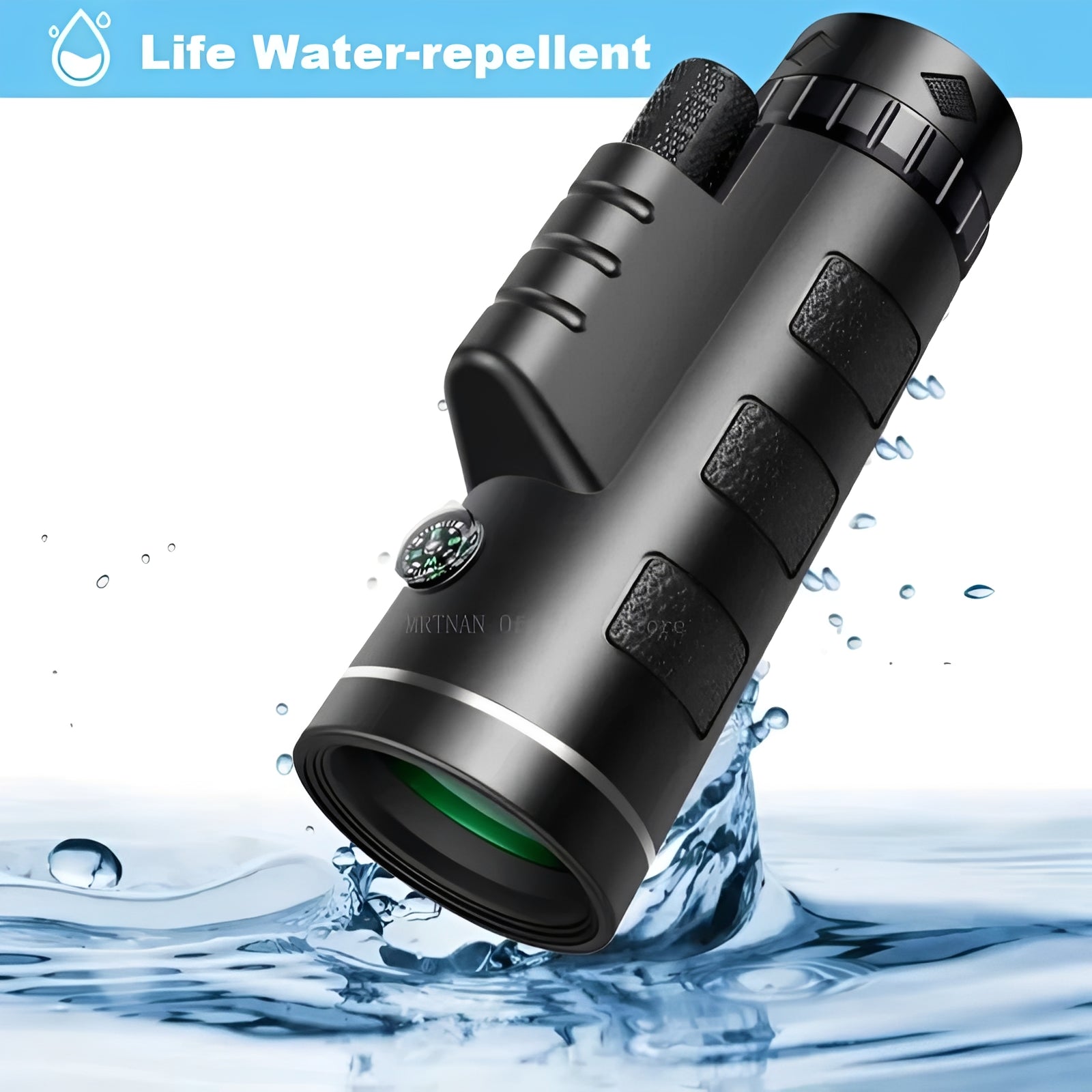 High-Power 40x60 Portable Monocular Telescope with Smartphone Adapter & Adjustable Tripod - Perfect for Outdoor Adventures
