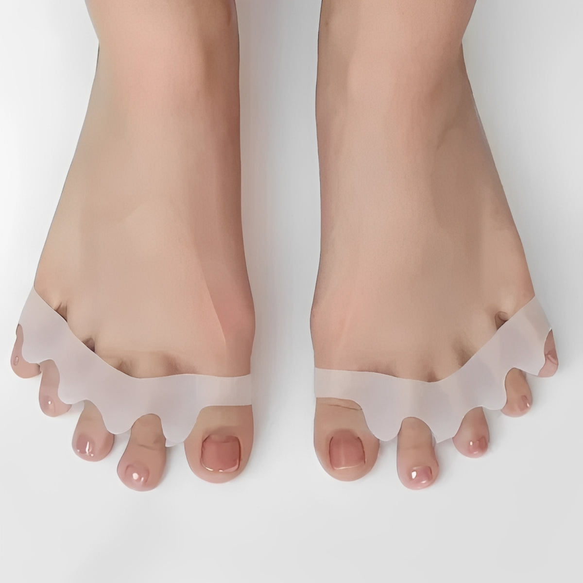 Adjustable Hammer Toe Splint with Soft Silicone Toe Separator for Pain Relief and Comfort